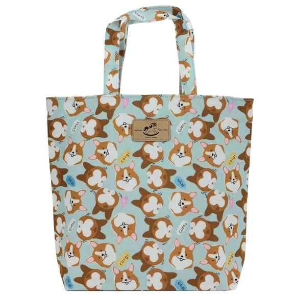 Uma Hana Handbags - Waterproof Corgi Bucket Tote Shoulder Handbag